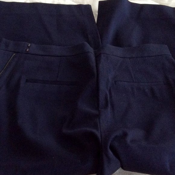 COS wide leg cropped navy blue pants Size 10 - Picture 5 of 9